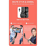 Monopod Tripod | 0.72m | Button Bluetooth |  L08 mini, фото 2