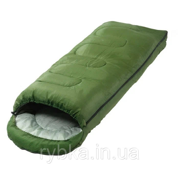 Спальний мішок ковдра з капюшоном -10 Ranmi зелений