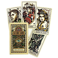 Карты таро - Тату "Чернила и Интуиция", уменьшенная (Tattoo tarot: ink & intuition)