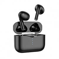 Беспроводные Bluetooth наушники (гарнитура) BT Hoco EW09 Soundman stereo сенсорные (Черные) «Ф-С»