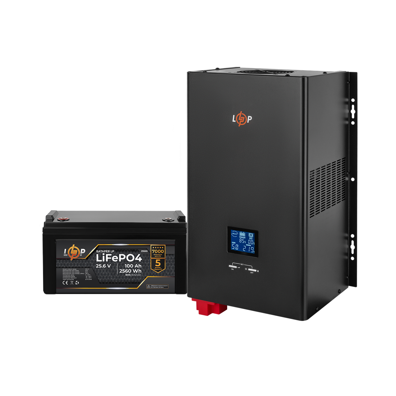 Комплект резервного живлення LogicPower W3600 + літієва (LiFePO4) батарея 2560 Wh