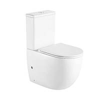 Унітаз-компакт MIXXUS PREMIUM Ellipse 630мм, система змиву TORNADO 1.0, білий (MP6467)