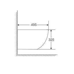 Біде підвісне Mixxus Premium Ellipse-0501 495x365x325mm (MP6469), фото 3