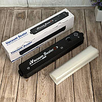 Кухонний вакуумний пакувальник харчових продуктів Vacuum Sealer (black)