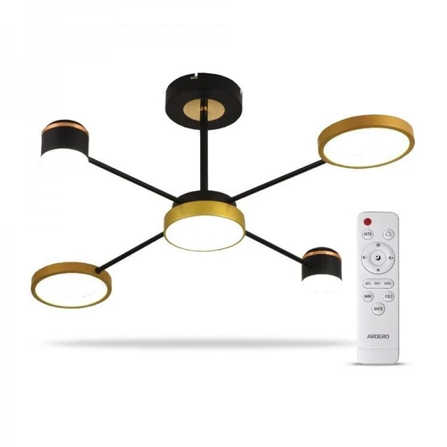 Світлодіодний стельовий світильник з пультом керування LED Люстра Ardero AL6120ARD 41W STORIA, фото 1