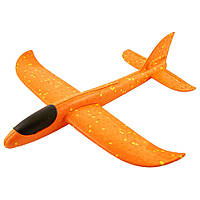 Метательный планер "Самолет-бумеранг" 35, 32см (Оранжевый) от IMDI