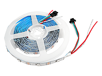 Адресная светодиодная лента SPI AVT WS2812 SMART 1 м SMD5050-30led 5В IP20 RGB