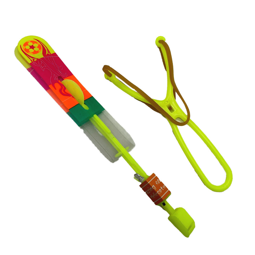 Іграшка "Вертушка-рогатка" MK5316 зі світлом 20 см (Жовтий) від LamaToys