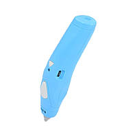 3D ручка K9920, 15,5см, тип филомента-PCL, на аккумуляторе, USB-шнур (Синий) от LamaToys