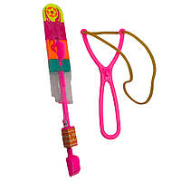 Іграшка "Вертушка-рогатка" MK5316 зі світлом 20 см (Рожевий)