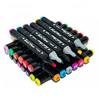 Набор цветных маркеров 80 шт | Специальные фломастеры для рисования | DN-642 Touch маркеры