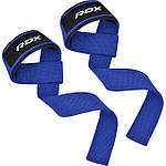 Лямки для тяги RDX W1 Gym Single Strap Blue Plus, фото 3