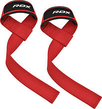 Лямки для тяги RDX W1 Gym Single Strap Red Plus