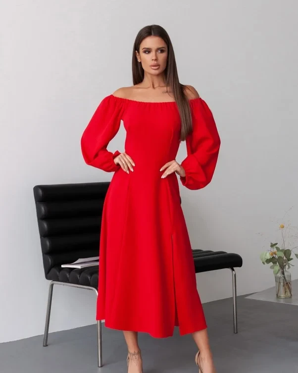 Плаття ISSA PLUS 14382 3XL червоний