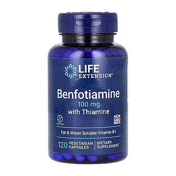 Benfotiamine with Thiamine 100 mg - 120 vcaps