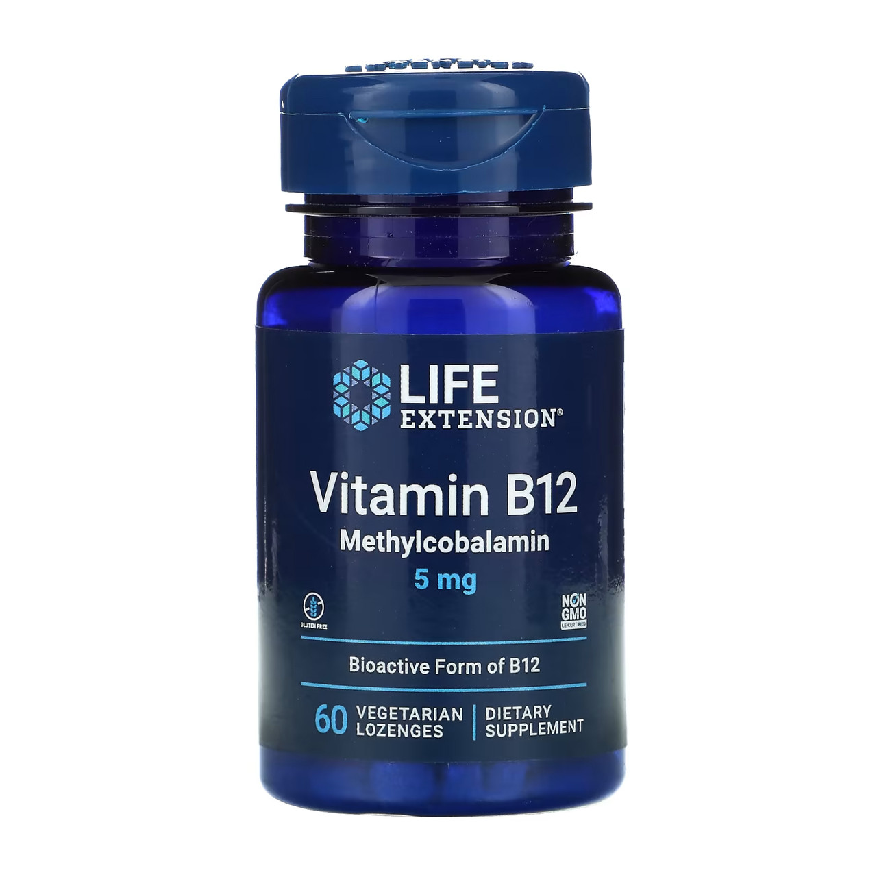 Vitamin B12 Methylcobalamin 5 mg - 60 vcaps, фото 1