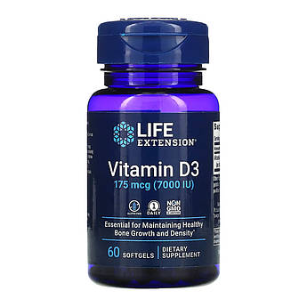 Vitamin D3 175 mcg (7000 IU) - 60 softgels