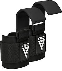 Гаки для тяги на зап'ястя RDX W5 Gym Hook Strap Black Plus