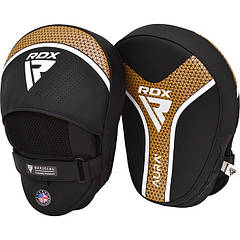 Лапи боксерські RDX FOCUS PAD AURA PLUS T-17 Black Golden