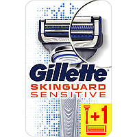 Бритва Gillette SkinGuard Sensitive с 2 сменными картриджами (7702018488148)
