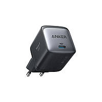 Зарядное устройство Anker PowerPort 713 Nano II - 45W USB-C GaN Black (A2664G11)