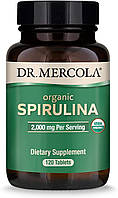 Спирулина Spirulina Dr. Mercola 2000 мг 120 таблеток