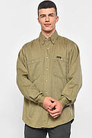 Рубашка мужская батальная цвета хаки 174878T Бесплатная доставка