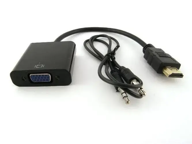 Адаптер HDMI VGA 12 конвертер преобразователь Мультимедийный переходник ...