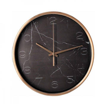 Настінний годинник Optima O52091 MARBLE чорний 625838