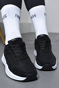 Кросівки жіночі чорного кольору на шнурівці уп.5 од. 172311P
