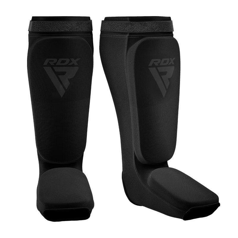 Захист гомілки та стопи RDX Shin Instep Foam Black/Black L, фото 1