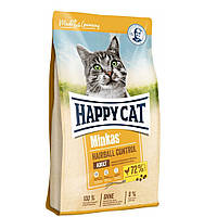 Корм для взрослых котов от комков шерсти Happy Cat Minkas Hairball Control с птицей 4 кг