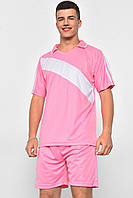 Футбольная форма мужская розового цвета 173890P