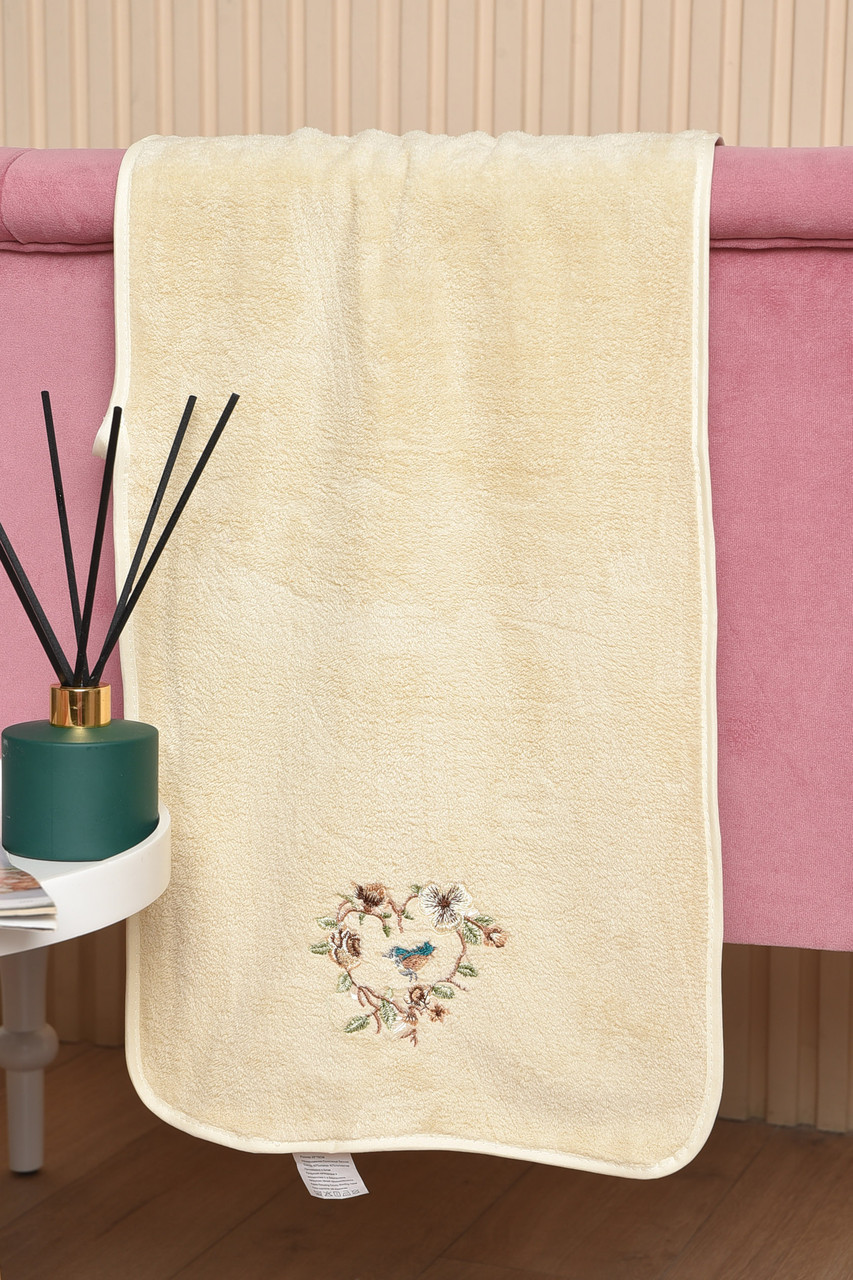 Рушник кухонний мікрофібра бежевого кольору 177714P, фото 1