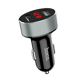 АЗУ авто заряджання HOCO Z26 High Praise 2USB LED 2.1A (18200)
