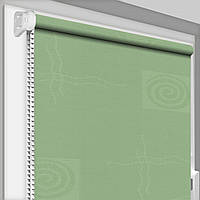 Рулонная штора Rolets Икеа 1-2068-1000 100x170 см открытого типа Зеленая p