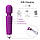 Мікрофон-вібратор Wand вібромасажер Ванд для всього тіла або інтимних зон, Фіолетовий, фото 5