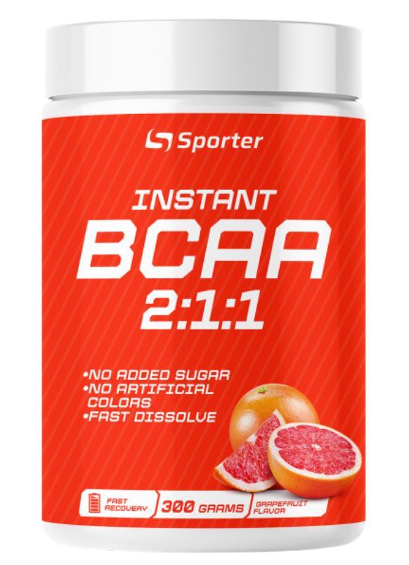 Амінокислоти BCAA Sporter BCAA INSTANT 300 грам Смак: Грейпфрут