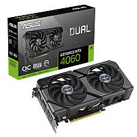 Відеокарта GF RTX 4060 8GB GDDR6 Dual Evo OC Asus (DUAL-RTX4060-O8G-EVO)