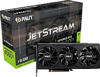 Видеокарта Palit GeForce RTX 4060 Ti JetStream 16GB (NE6406T019T1-1061J)