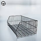 Кошик  JOKE 950х550х340мм, білий.  Кошик торговий, накопичувач для розпродажу у магазин, фото 4