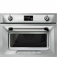 Smeg SO4902M1X - серія VICTORIA - Компактна Духова шафа комбінована з Мікрохвилями, Victoria, 45см, Evo