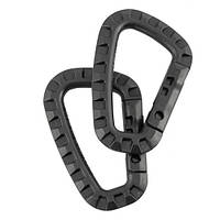 Карабин пластик черный 1шт KOMBAT UK Tactical Carabiner