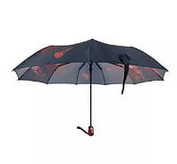 Зонт женский полуавтомат Grunhelm UAO-1005RH-18GW черный p