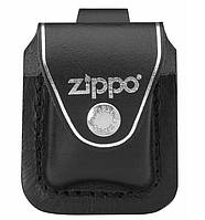 Чехол Zippo LPLBK черный с петелькой, Black