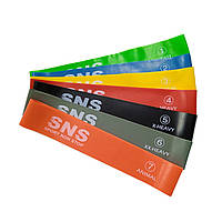 Набір для фітнесу з 7 еспандерів-петель