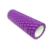 Масажний валик КЛАСИЧНИЙ SNS 45 см фіолетовий EVAJD2-45-purple+