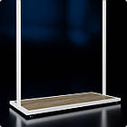 Торгова стійка "QUAD PLAIN" 1700х900х400мм. Рейл для одягу у магазин, бутік, торговельне обладнання – вішало, фото 4