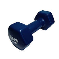 Гантель вінілова SNS 4 кг синя