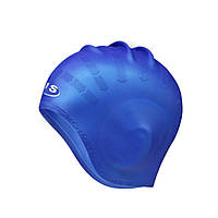 Шапочка для плавания SNS с ушами синяя Y-830-blue